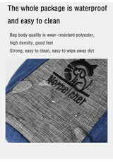Waterproof dog outdoor training bag with durable polyester material, easy to clean.