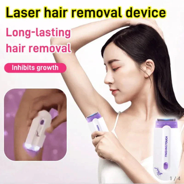 Women's electric epilator for full body hair removal.